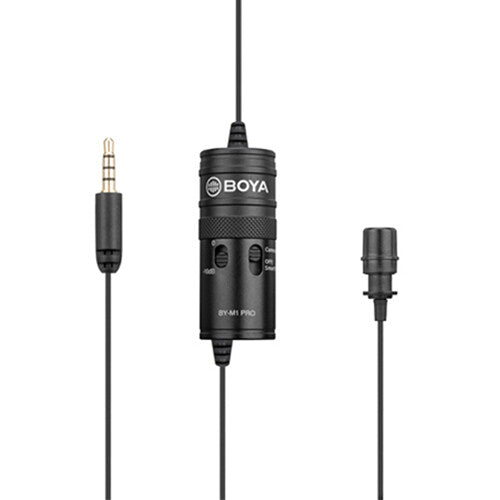 BOYA BY-M1 Pro Omni Lavalier Mic with Sound Attenuation for Smartphones and Cameras