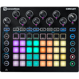 Novation Circuit Groove Box + Sample Import with Watson Rapid Charger, 2x  MID-310 MIDI Male Cable & Studio Monitor Headphones Bundle