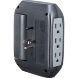 Monster Cable 6-Outlet Wall Tap Surge Protector With 2-USB-A