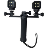 LITRA Triple Mount for Two Torch Lights and GoPro Camera