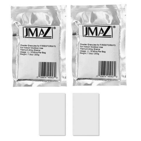 JMAZ Lighting Cold Spark Granules for Firestorm F3 Machine, 200g (2-Pack)