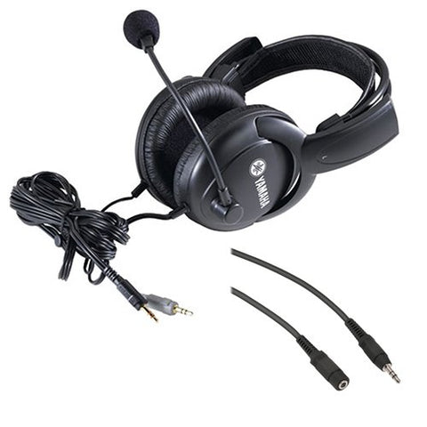 Yamaha CM500 Headset with Boom Microphone and Mini Male to Stereo Mini Female Extension Cable 25'