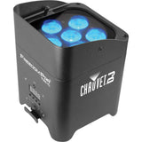 CHAUVET DJ Freedom Par Tri-6 Battery Powered RGB LED PAR with Wireless DMX Bundle with 32" Safety Cable and 24" Pro Lighting Safety Cable