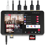 YoloLiv YoloBox Portable All-in-One Multi-Camera Live Streaming Encoder, Switcher, Monitor, and Recorder (EM Version)