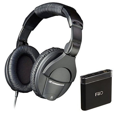 Sennheiser HD 280 Pro Circumaural Closed-Back Monitor Headphones with FiiO A1 Portable Headphone Amp