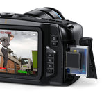 Blackmagic Design Pocket Cinema Camera 4K Bundle with Sennheiser MKE 200 Camera-Mount Directional Mic and 64GB UHS-II SDXC Memory Card