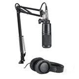 Audient EVO 8 USB Audio Interface Bundle with Audio-Technica AT2020 Studio Microphone Pack