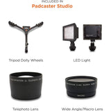 Padcaster Studio for 10.9" iPad Air and 1st-3rd Gen 11" iPad Pro