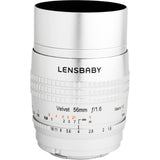 Lensbaby Velvet 56mm f/1.6 Lens for Sony E (Silver)