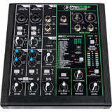 Mackie ProFX6v3 6-Channel Sound Reinforcement Mixer with Built-In FX, Gator Cases G-MIXERBAG-1212 Mixer Bag & Stereo Cable 10ft Bundle