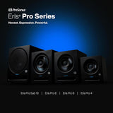 PreSonus Eris Pro 4 Powered 4.5" 80W High-Definition Coaxial Studio Monitor (Pair) Bundle with 2x Auray IP-S Isolation Pad for Studio Monitor