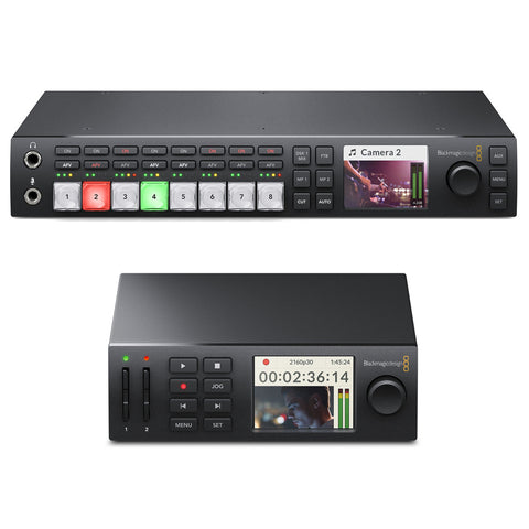 Blackmagic Design ATEM Television Studio HD - Bundle With Blackmagic Design HyperDeck Studio Mini