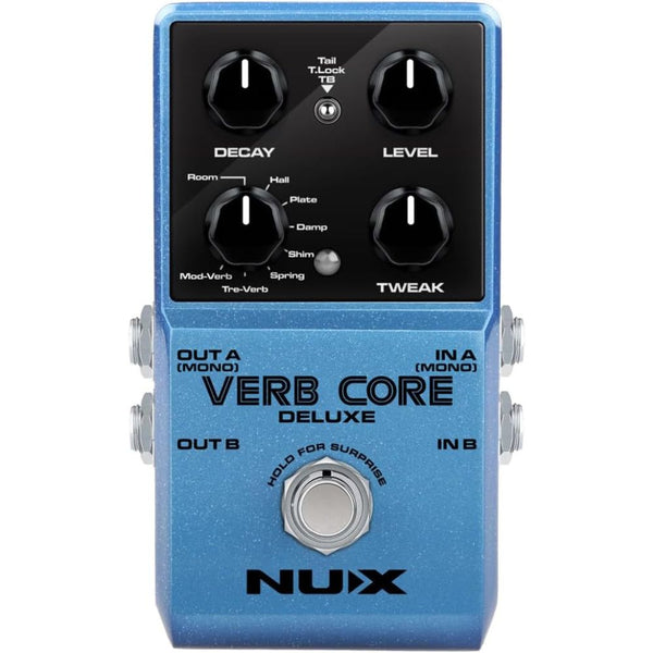 NUX Verb Core Deluxe Pedal with 8 Different Reverbs and Freeze