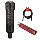 Electro-Voice RE320 Variable-D Dynamic Vocal and Instrument Microphone with sE Electronics DM1 Dynamite Mic Preamp & 20' XLR Cable Bundle