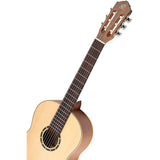 Ortega Guitars 6 String Family Series Full Size Nylon Classical Guitar with Bag, Right-Handed, Spruce Top-Natural-Satin, (R121)