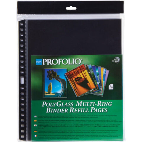 Itoya ProFolio PolyGlass Pages (Portrait, 8.5 x 11", 10 Pages)
