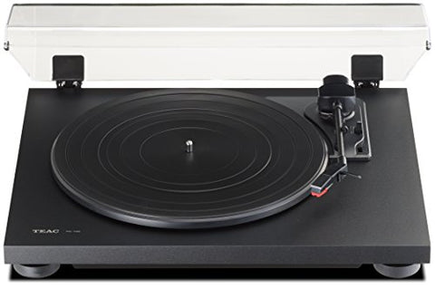 Teac TN100B Belt-Drive Turntable with Preamp and USB (Flat Black)