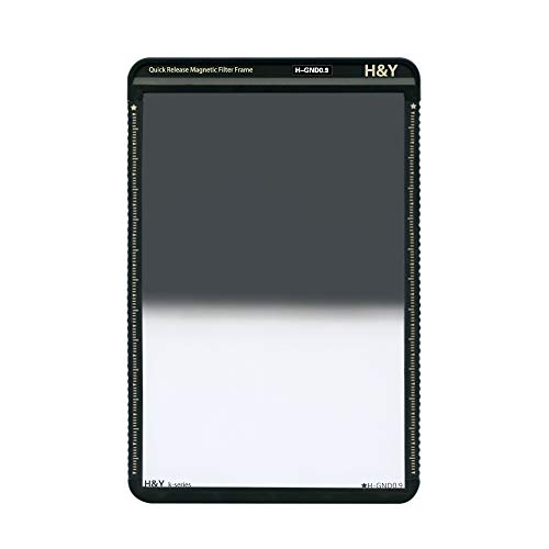 H&Y Filters 100 x 150mm K-Series Hard-Edge Graduated Neutral Density 0.9 Filter (3 Stops) w/Quick Release Magnetic Filter Frame
