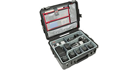 SKB Cases 3i-2217-8DL iSeries Professional Camera Case, Black/Gray