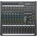 Mackie ProFX12v2 12-Channel Sound Reinforcement Mixer with Padded Nylon Mixer/Equipment Bag & PB-S3410 3.5 mm Stereo Breakout Cable, 10 feet Bundle