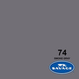 Savage Widetone Seamless Background Paper (#74 Smoke Gray, Size 86 Inches Wide x 36 Feet Long, Backdrop)