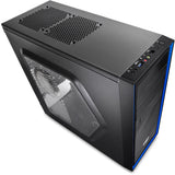 Deepcool Tesseract Mid-Tower Case (Black / Blue, Window)