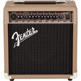 Fender Acoustasonic 15 Guitar Amplifier (2313700000) Bundle with Fender 13ft Straight/Straight Joe Strummer Instrument Cable (Drab Green)