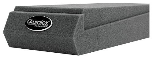 Auralex Acoustics MoPAD Monitor Acoustic Isolation Pads, 2" x 4" x 12", 1 Pair, Charcoal