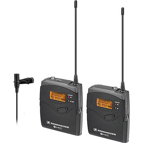 Sennheiser EW 112P G3-A Wireless Microphone System with ME2 Lavalier Mic Bundle With Tascam DR-40 4-Track Handheld Digital Audio Recorder (Black)
