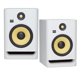 KRK ROKIT 8 G4 White Noise 8" 2-Way Active Studio Monitor (Pair) Bundle