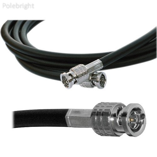 Canare HD-SDI Video Coaxial Cable - BNC to BNC Connectors - 3'