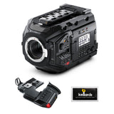Blackmagic Design URSA Mini Pro 4.6K Digital Cinema Camera with Blackmagic Design URSA Viewfinder & Screen Cleaning Wipes (5-Pack) Bundle