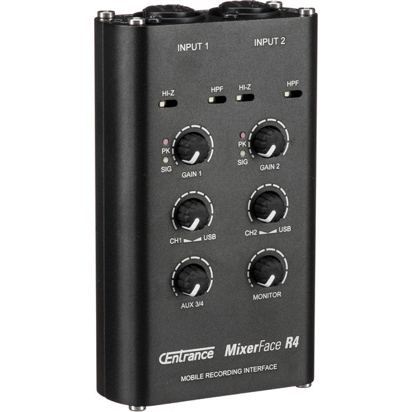 CEntrance Inc. MixerFace R4R Mobile Audio Interface + SD Recorder