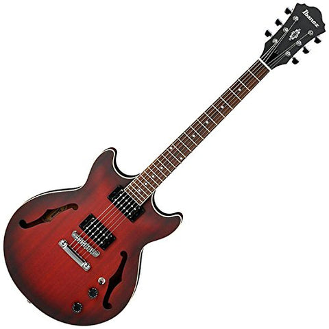 Ibanez Artcore AM53 Semi-Hollow Electric Guitar Flat Sunset Red