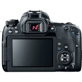Canon EOS 77D DSLR Camera (Body Only) with Vello BG-C15 Battery Grip and Hunter 25 DSLR Holster Bag