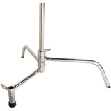 Savage CSS-100S Chrome C-Stand with Turtle Base (9.5')