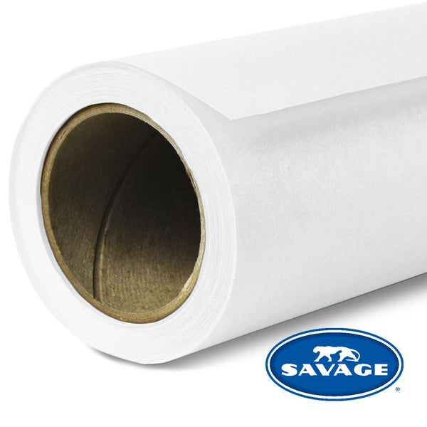 Savage Seamless Background Paper - #1 Super White (53 in x 18 ft)