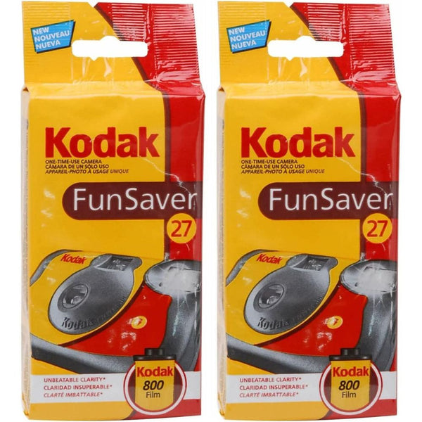 Kodak Funsaver One Time Use Film Camera (2-pack)