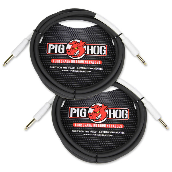 Pig Hog PH10 10' Instrument Cable Dual Pack