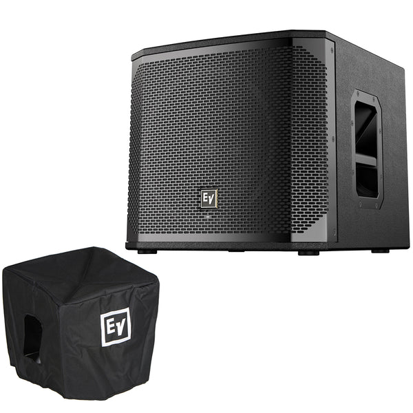 Electro-Voice ELX200-12SP 12" 1200w Powered Subwoofer Bundle with ELX200-12S-CVR Padded Cover for ELX200 12" Subwoofer