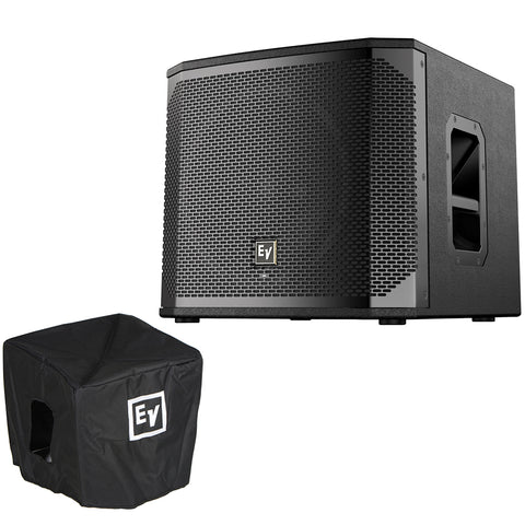 Electro-Voice ELX200-12SP 12" 1200w Powered Subwoofer Bundle with ELX200-12S-CVR Padded Cover for ELX200 12" Subwoofer