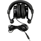 HuddleCamHD HuddlePod Air Wireless USB Speakerphone (Black) with HPC-A30 Closed-Back Studio Monitor Headphones
