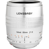 Lensbaby Velvet 85mm f/1.8 Lens for Nikon F (Silver)