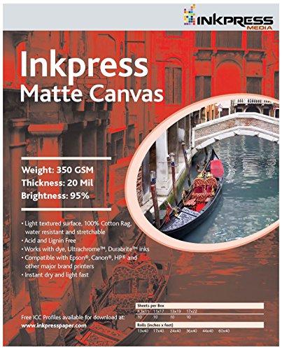 INKPRESS MEDIA 350GSM,20MIL, 95% Bright Quality Paper