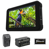 Atomos Shinobi 5.2" 4K HDMI Monitor Bundle with Lithium-Ion Battery, AC/DC Charger & Screen Cleaning (5-Pack)