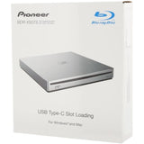 Pioneer BDR-XS07S 6x Portable USB 3.1 Gen 1 Blu-ray Burner with M-DISC Support