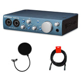 PreSonus AudioBox iTwo USB 2.0 Recording Interface Bundle with Pop Filter & XLR-XLR Cable