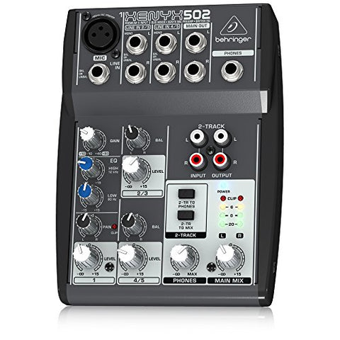 Behringer XENYX 502 5-Channel Compact Audio Mixer