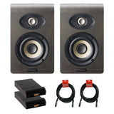 Focal Shape 40 4.0" Active 2-Way Studio Speaker Monitor (Pair) with 2x Small Isolation Pad & 2x XLR-XLR Cable Bundle