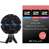 ZYLIA PRO Have It All! Recording Set - Third Order Ambisonics ZM-1 Microphone Device with 19 Digital Mics & Powerful Software - Capture Professional 360° Sounds for Music, VR, AR, Game Production